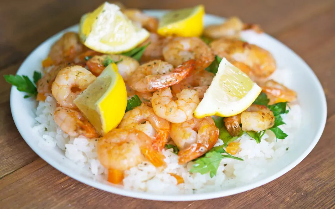 Lemon Pepper Shrimp Scampi