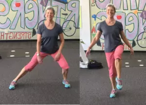 Peggy Lateral lunge