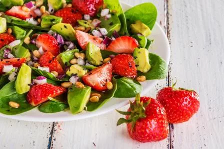 Avocado Strawberry Caprese